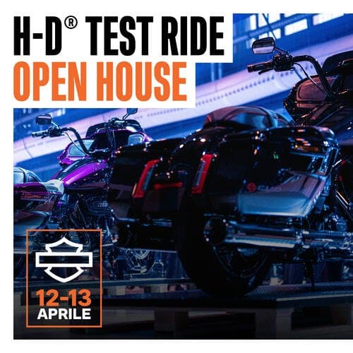 2_carousel-post-social-1500_-1xoxarxbgwhite Promozione evento Harley-Davidson Test Ride Open House. Moto in esposizione, logo H-D e date 12-13 Aprile per test ride e scoperta modelli.