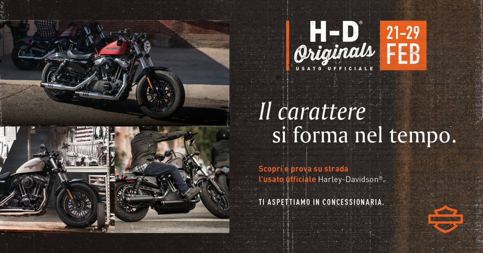 FB__Originals_Post_Sportster.jpg Annuncio Harley-Davidson Originals Usato Ufficiale, 21-29 FEB. Moto usate in strada e officina. Scopri il carattere, prenota un test ride.